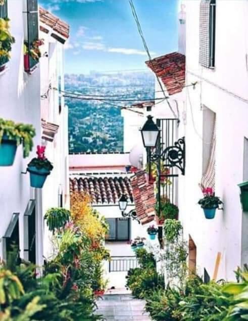 La Casa Del Barrio Pensionat Mijas Exteriör bild